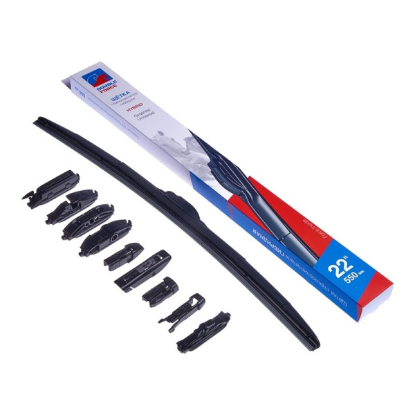 Щетка стеклоочистителя гибридная Double Force 550 мм (22")