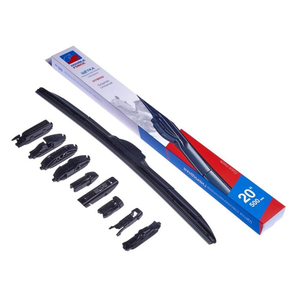 Щетка стеклоочистителя гибридная Double Force 500 мм (20")